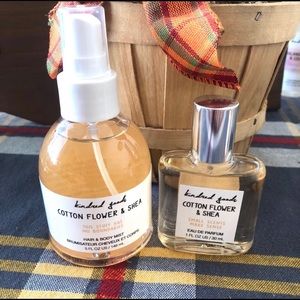 Kindred goods cotton flower & Shea hair & body